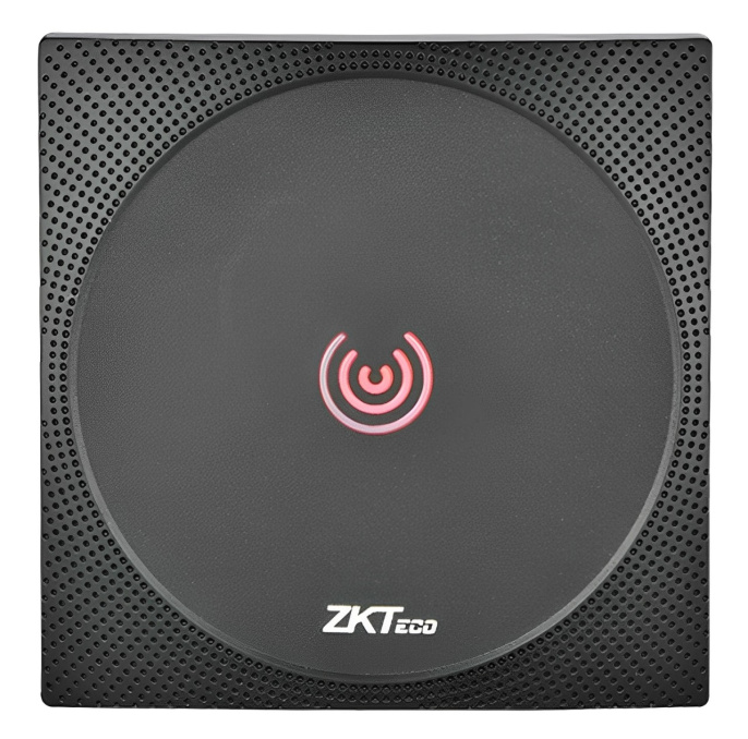 Cчитыватель ZKTeco KR601E RFID карты, поддерживает работу с EM-Marine с рабочей частотой 125кГц, интерфейс связи с контроллером: Wiegand 26, дальность считывания RFID карт до 10см