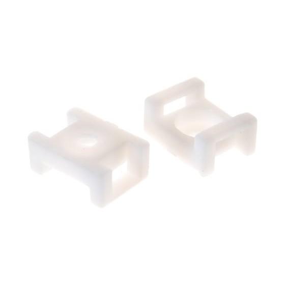 REXANT 07-2102 Площадка для крепления стяжки 22.2 х 16 мм 100 шт. белая