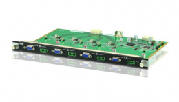 ATEN VM7104-AT Карта интерфейсная, VGA+AUDIO, 4 внешних входных порта: HDDB15+5-контактн. клемма, макс.разр.1920x1200;макс.расст.1.8м;поддержка сбалансированного/не сбалансированного стерео сигнала;для VM1600