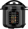 Мультиварка Redmond MP111 1000 Вт, объём чаши: 6 л, количество автоматических программ: 14, тип управления: сенсорный, антипригарное покрытие, таймер, длина шнура: 1.2 м, материал: металл/пластик, цвет: черный