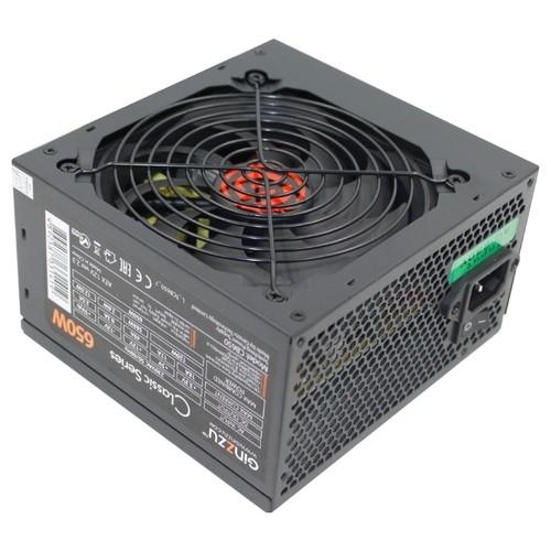 Ginzzu CB650 12CM black,24+4p,2 PCI-E 6+2 , 4*SATA, 3*IDE,оплетка MB, кабель питания