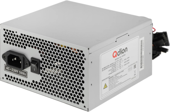 Блок питания QDION Q-DION QD350, 350Вт, 120мм, серый [qd-350]