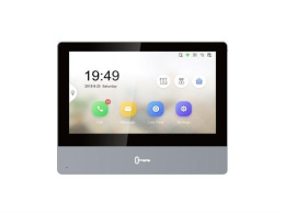 Видеодомофон Hikvision DS-KH8350-WTE1, серебристый